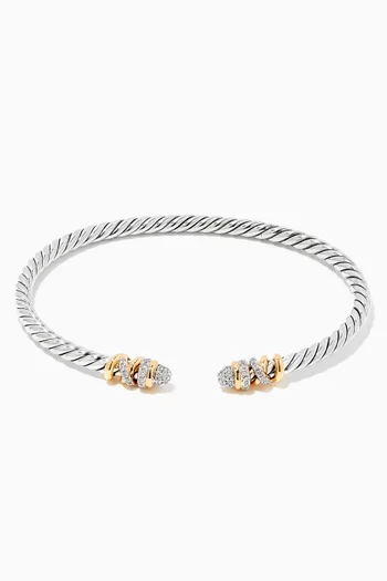 Petite Helena Diamond Bracelet with 18kt Yellow Gold  