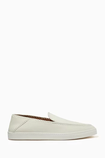 Slip-on Sneakers in Leather 