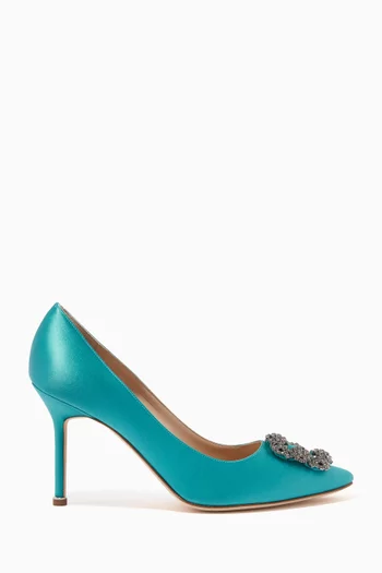 Hangisi 90 Pumps in Satin        