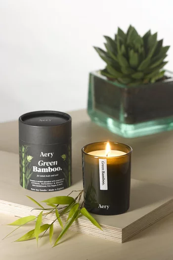 Green Bamboo Candle, 200g