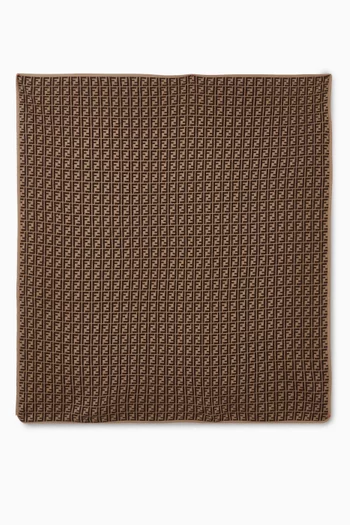 FF Motif Baby Blanket in Cashmere Blend   