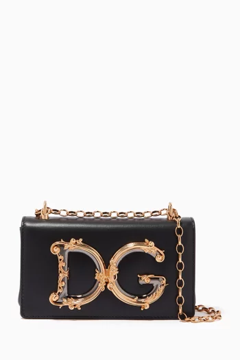 DG Girls Phone Bag in Leather   