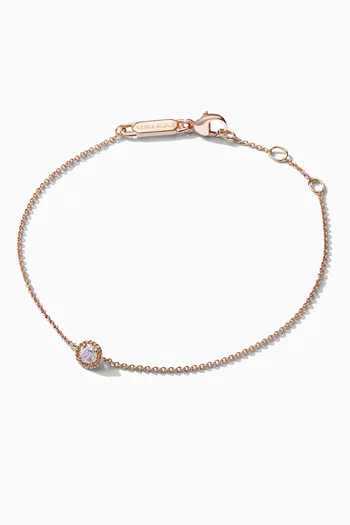 Salasil Bracelet with Diamond in 18kt Rose Gold, Small   