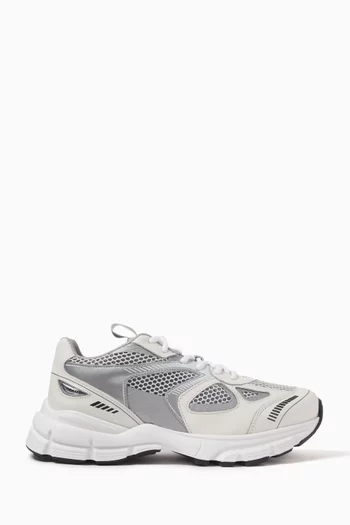 Marathon Runner Sneakers in Leather & Mesh