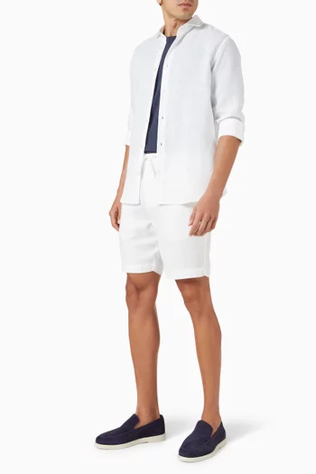 Felipe Shorts in Linen & Cotton