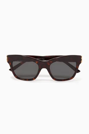 Square D-Frame Sunglasses in Acetate   