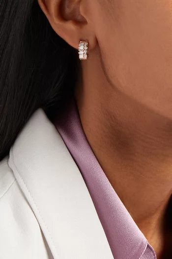 Fireworks Diamond Earrings in 18kt Rose Gold