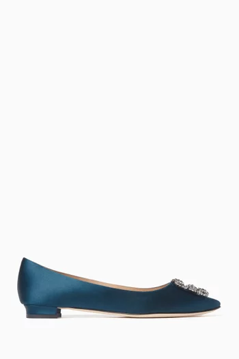 Hangisi Flats in Satin