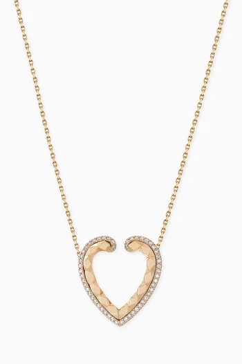 Aloria Diamond Pendant in 18kt Yellow Gold