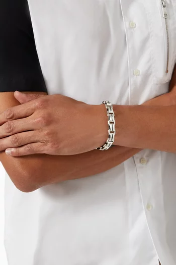 Streamline® Beveled Link Bracelet in Sterling Silver     