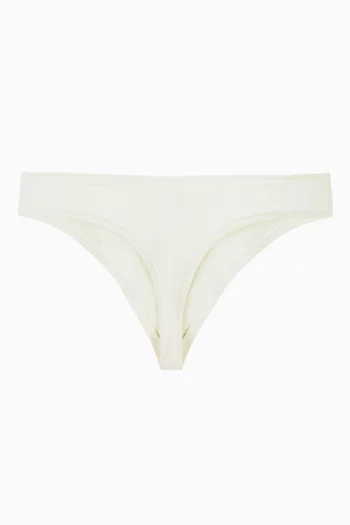 Cotton Jersey Dipped Thong