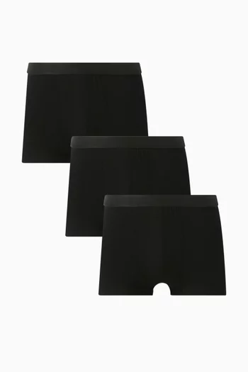 طقم بوكسر بشعار الماركة، 3 قطع