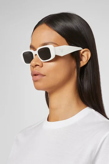 Rectangle Sunglasses in Acetate