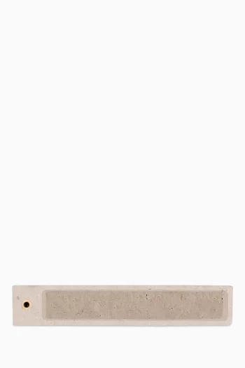Incense Stick Holder in Travertine Marble