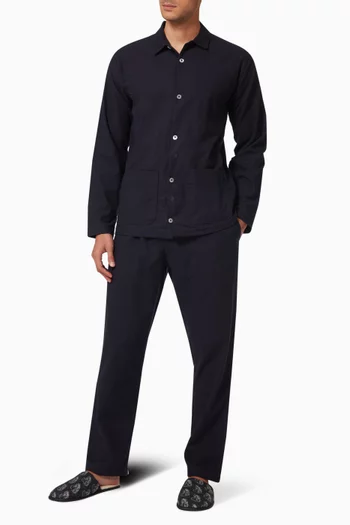 Pocket Pyjama Set in Cotton  