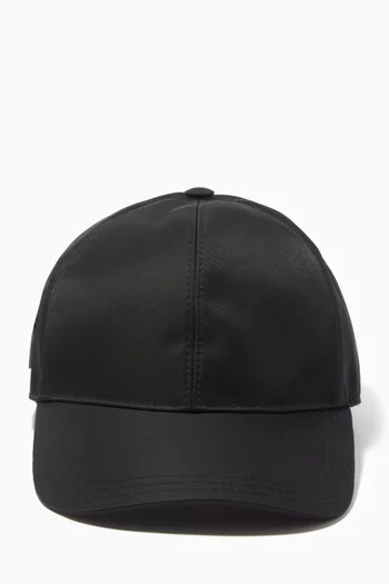 Triangle Logo Baseball Cap in Re-Nylon     