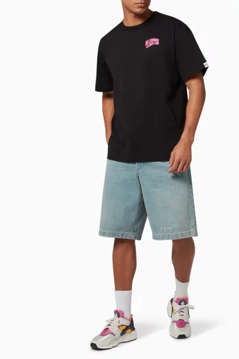 Highlight Logo Arch T-shirt in Jersey     