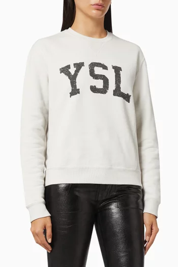 YSL Vintage Sweatshirt in Cotton 