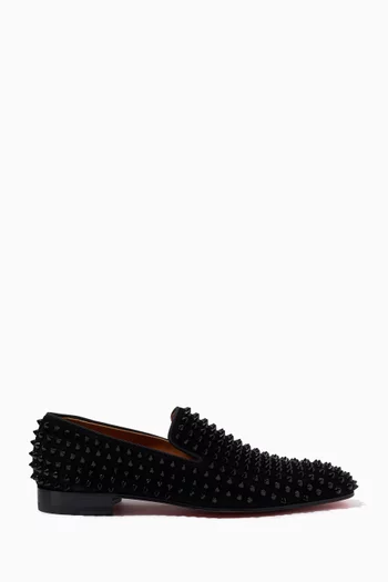 Dandelion Spikes Loafers in Suede