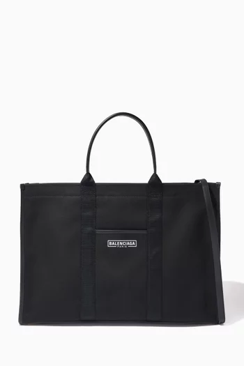 Hardware Large Bag in Cotton Canvas