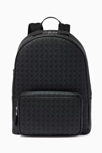 D Signature Backpack in Leather  