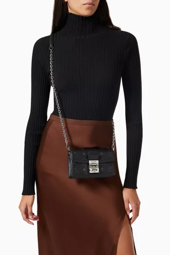 Mini Gretl Crossbody in Visetos   