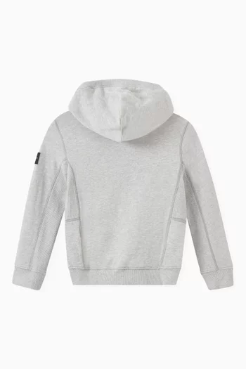 Zip Up Hoodie in Organic Cotton    