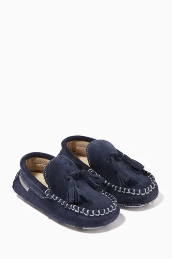 Tassel Loafers in Suede   
