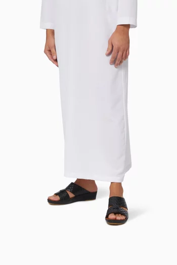 Cerchio Caviar Sandals in Goat Leather  