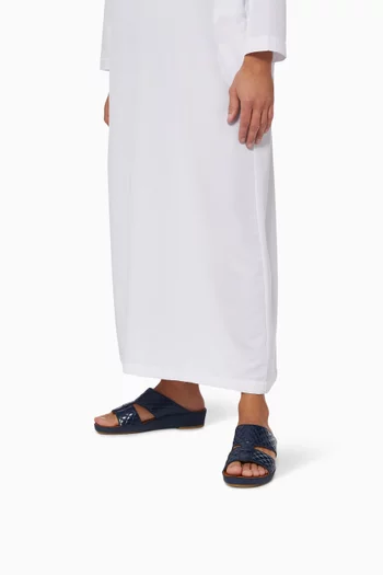 Cerchio Caviar Sandals in Goat Leather  