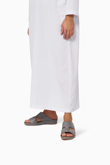 Cerchio Caviar Sandals in Goat Leather  