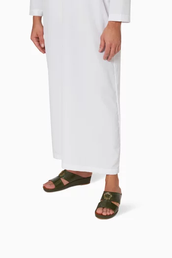 Peninsula Sandals in Lizard Leather      