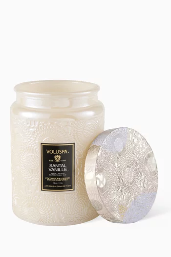 Santal Vanille Large Jar Candle, 510g