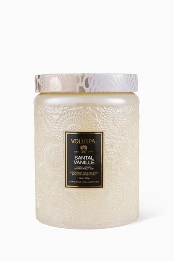 Santal Vanille Large Jar Candle, 510g