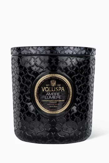 Ambre Lumiere Luxe Candle, 850g   