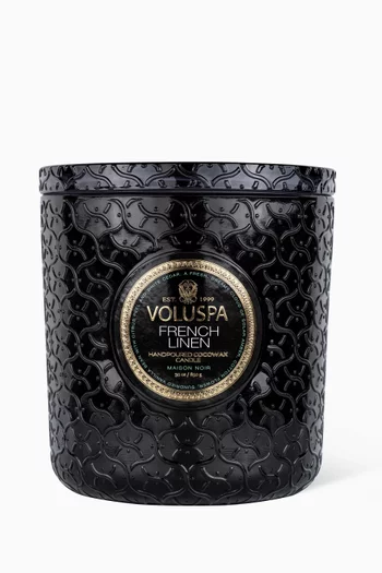 French Linen Luxe Candle, 850g   