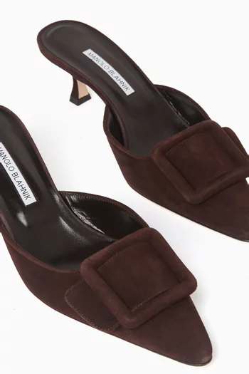 Maysale 50 Mules in Suede