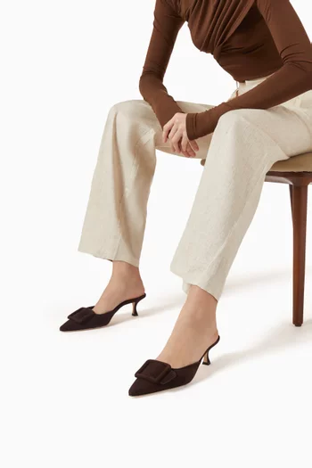 Maysale 50 Mules in Suede