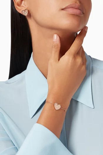 Qalb Turath Small Bracelet in 18kt Rose Gold  