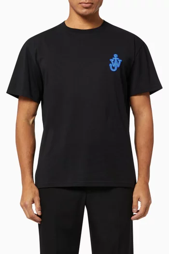 Anchor Patch T-shirt in Cotton  