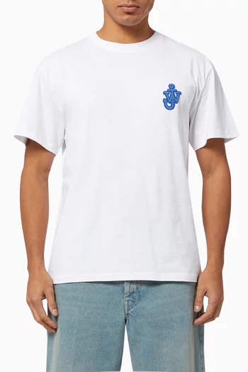 Anchor Patch T-shirt in Cotton  