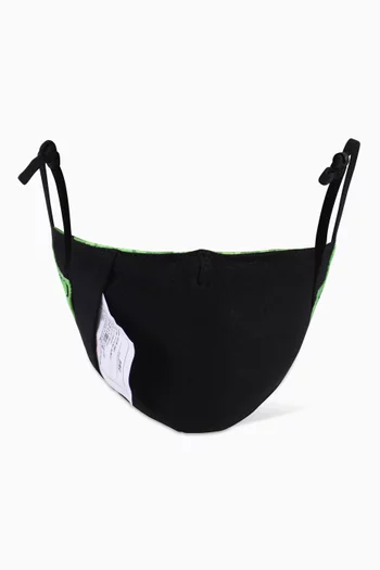 Snake Face Green Face Mask 