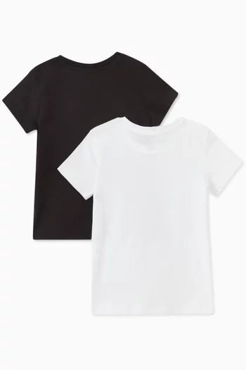 Slim T-shirts in Organic Cotton, Set of 2   