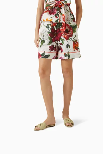 Bianca Logo Slides in Leather