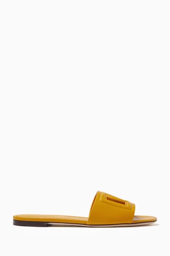 Bianca Logo-detail Sandals in Leather