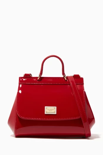 Mini Miss Sicily Top Handle Bag in Leather  