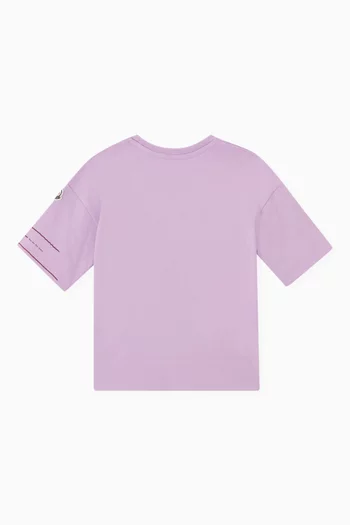 Writing Sequin Embellishment T-shirt in Jersey  