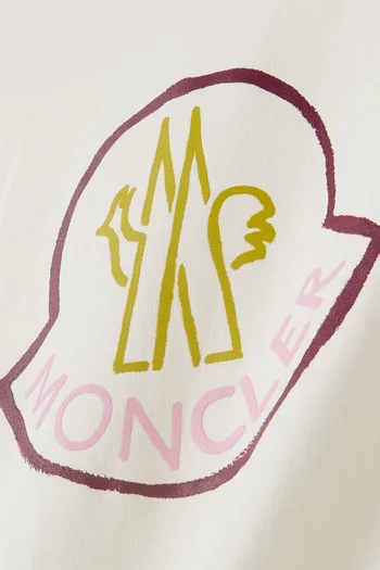 Logo Patch T-shirt in Jersey   