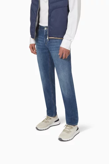 سنيكرز أسفل الكاحل قطن منسوج ومزين بثقوب