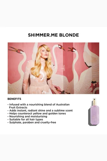 Kevin Murphy Shimmer Me Blonde Lightweight Shiny Finishing Mist For Blonde Hair 100ml